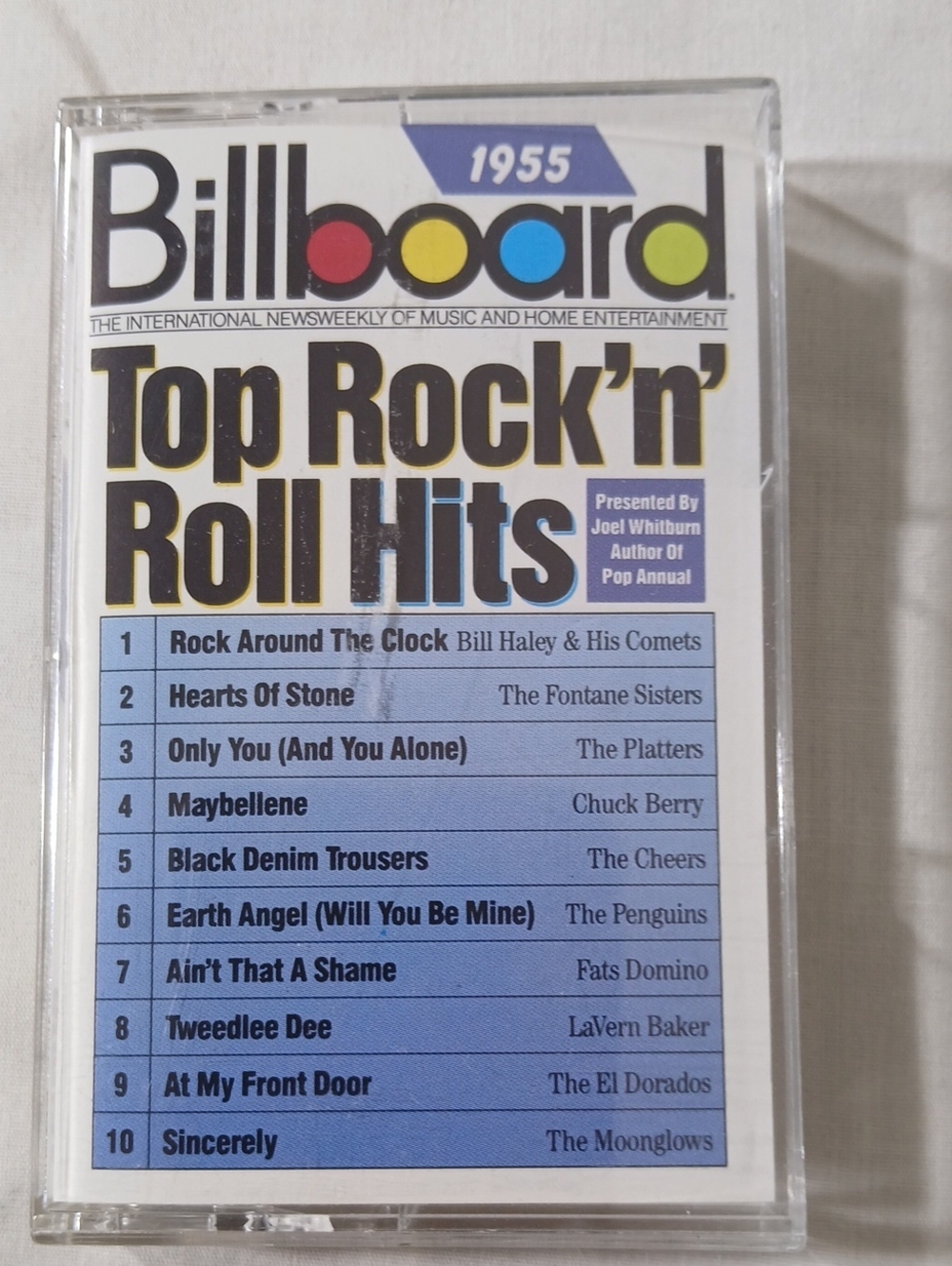 Top Rock'n' Roll Hits 1955 Cassette - White/Blue